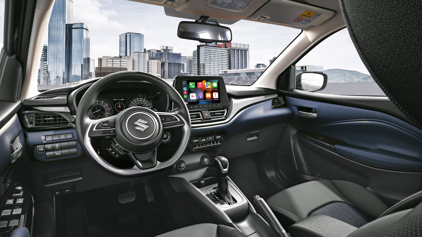  Interior view of the Suzuki Baleno